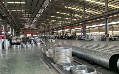 武汉镀锌螺旋风管加工厂家揭开螺旋风管的加工安装事项：(图5)
